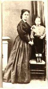 Countess Rina Laderchi in Ruggeri with Paolo Primo in 1865