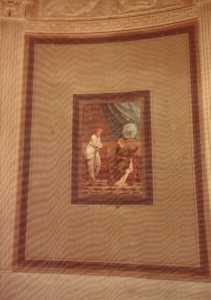 Faenza, Palazzo Laderchi - Oval Astronomy room. Wall decoration by Giani