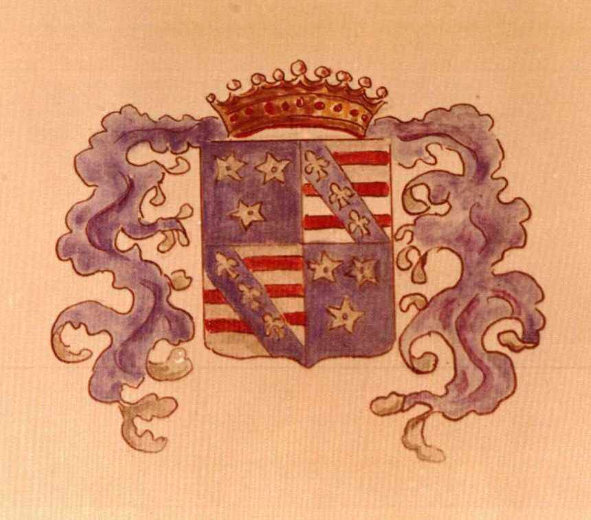 Coat of arms of the Andrault de Langerons, Marquises of the Coste da Reistop. 