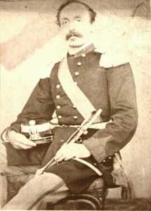 Biagio Ruggeri, captain, in 1866 (brother of Cesare).