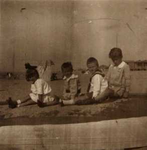 On a boat on the lake
